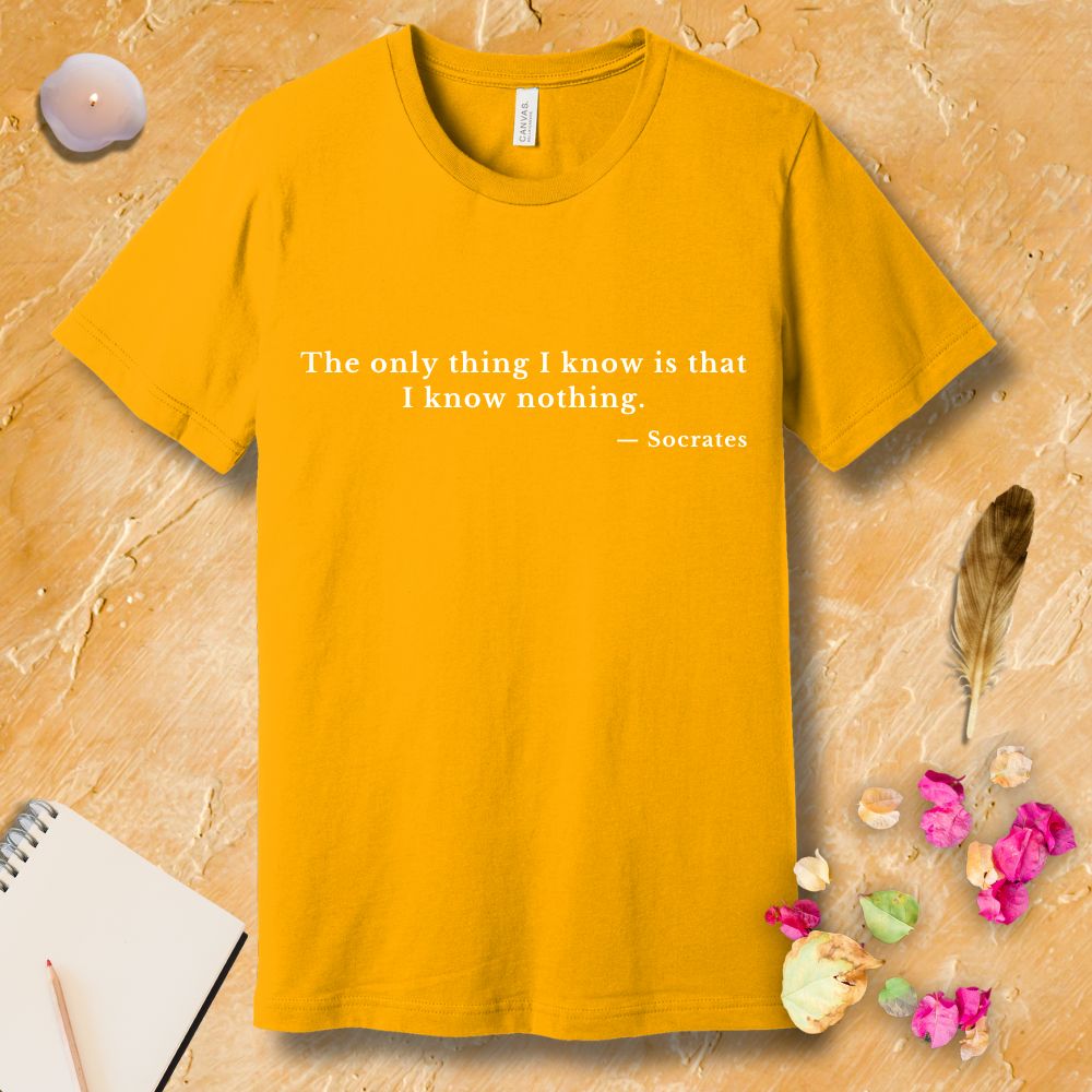 Knowing Nothing -Socrates T-Shirt