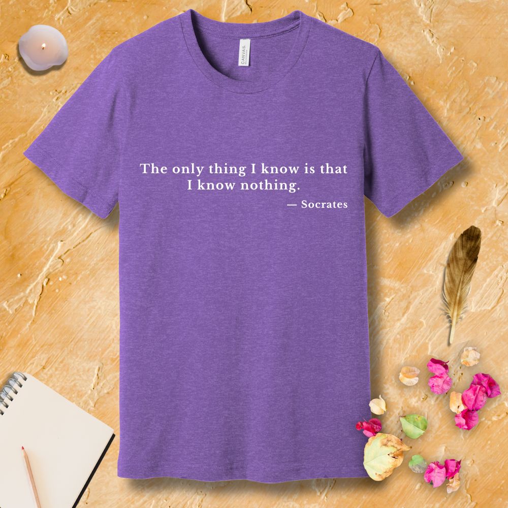 Knowing Nothing -Socrates T-Shirt