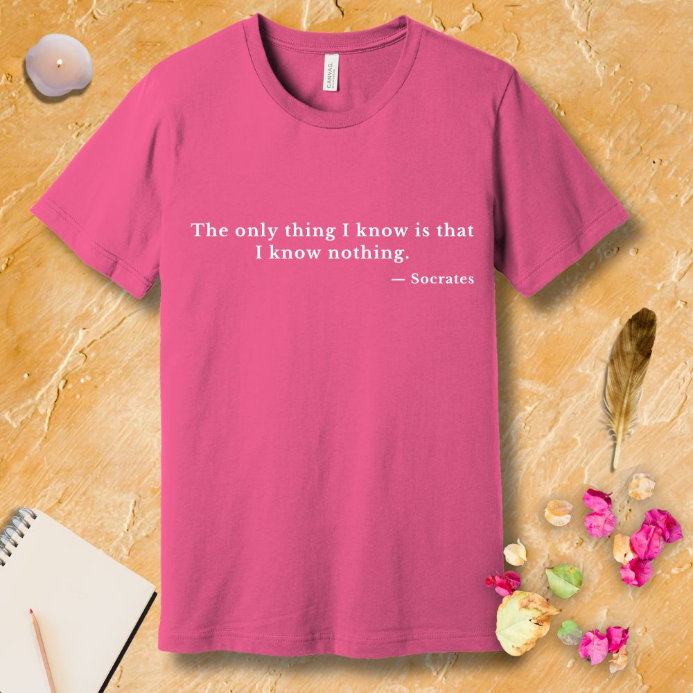 Knowing Nothing -Socrates T-Shirt