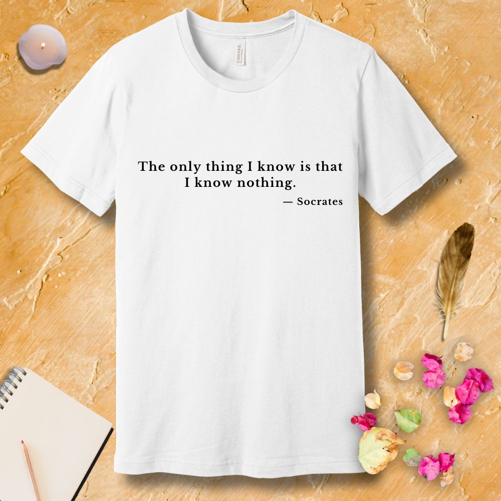 Knowing Nothing -Socrates T-Shirt